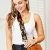 SHOMICO PU Leather Wide Strap Crossbody Bag - Image 2