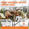 VEVOR 6FT Plastic Folding Bench Portable Outdoor Seating for Picnic, Camping & Garden - Image 3