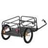 VEVOR Bike Cargo Trailer – 160 lbs Heavy-Duty Bicycle Wagon Cart | Foldable, Quick-Release with Universal Hitch & 16” Wheels for 22”-28” Bikes - Image 8
