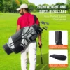 VEVOR Golf Cart Bag with 14 Way Organizer Divider Top, 41 13 Pockets Premium Nylon Cart Bag, Durable Golf Bags with Handles & Dust Cover & Detachable Straps for Men & Women, Black Color-Block - Image 4