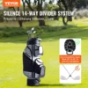 VEVOR Golf Cart Bag with 14 Way Organizer Divider Top, 41 13 Pockets Premium Nylon Cart Bag, Durable Golf Bags with Handles & Dust Cover & Detachable Straps for Men & Women, Black Color-Block - Image 11