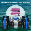 VEVOR Amphibious Remote Control Car Boat 2.4 GHz 4WD RC Boat Kids Adults Blue - Image 5