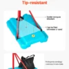 Kids Basketball Hoop Height Adjustable Portable Basketball Court for Kid Outdoor - Image 2