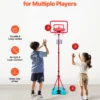 Kids Basketball Hoop Height Adjustable Portable Basketball Court for Kid Outdoor - Image 4