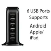 Smart Power 6 USB Colorful Tower for Every Desk at Home or Office charge any Gadget - Image 2